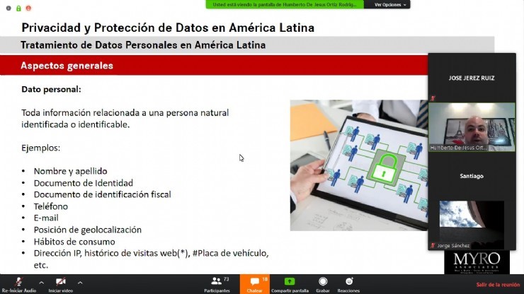 AELIP participates in webinar on privacy and data protection in Latin America