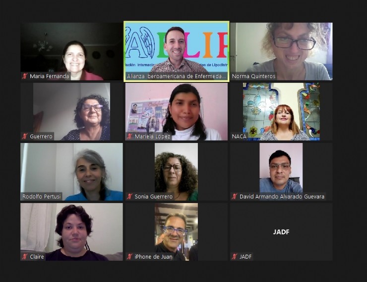 AELIP held the II Virtual Meeting of Families and People Affected by Lipodystrophies in the framework of its IX INTERNATIONAL SYMPOSIUM OF LIPODYSTROPHIES