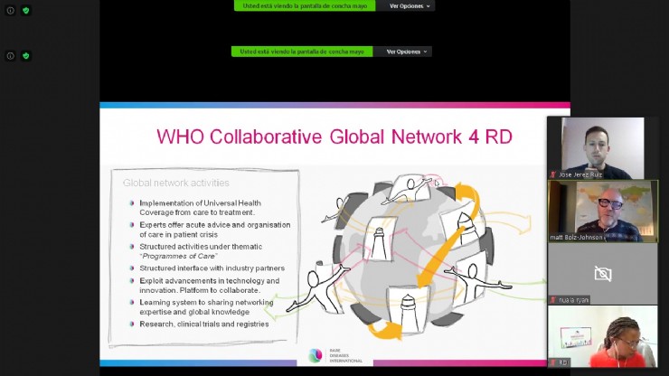 AELIP participa en el webinar sobre la Red Mundial de Colaboración para las Enfermedades Raras (CGN4RD) organizado por RDI
