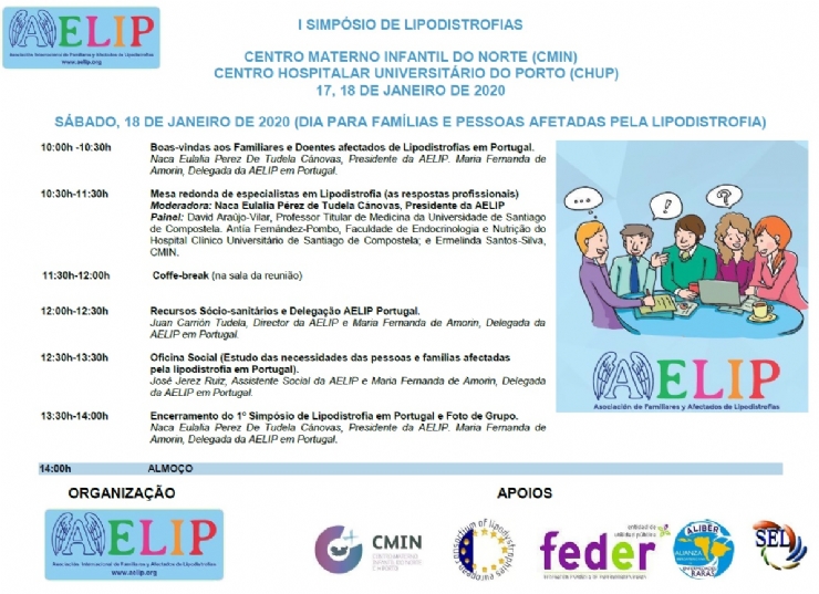 AELIP realizará el primer simposium de lipodistrofias en Portugal los próximos 17 y 18 de enero en la ciudad de Oporto 