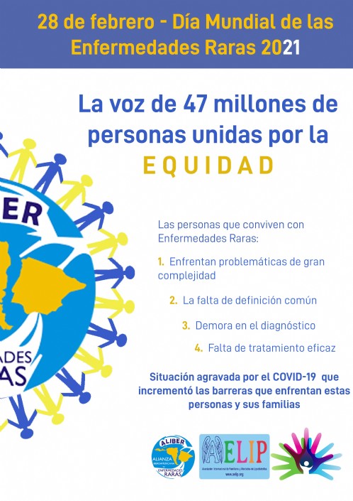 AELIP se suma a la Campaña de ALIBER con motivo del Día Mundial de Enfermedades Raras 2021