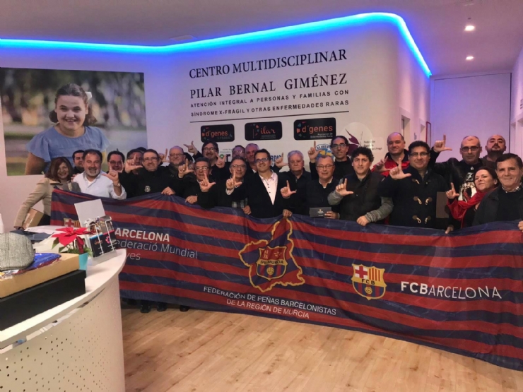 La Federación de Peñas Barcelonistas de la Región de Murcia apoya a las lipodistrofias