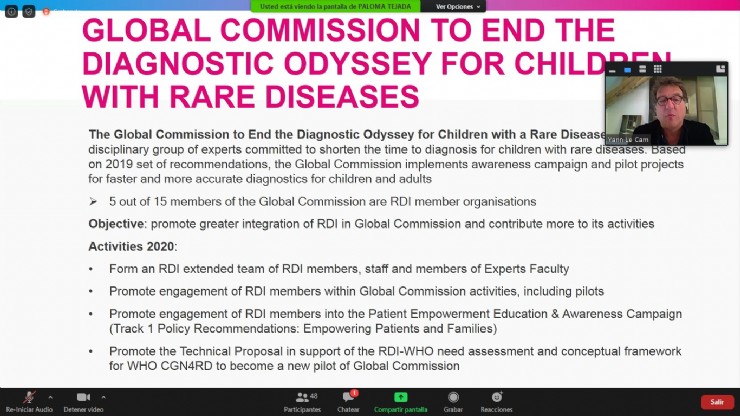 Aelip participa en la Asamblea de la Red Mundial de enfermedades raras como miembro asociado. 