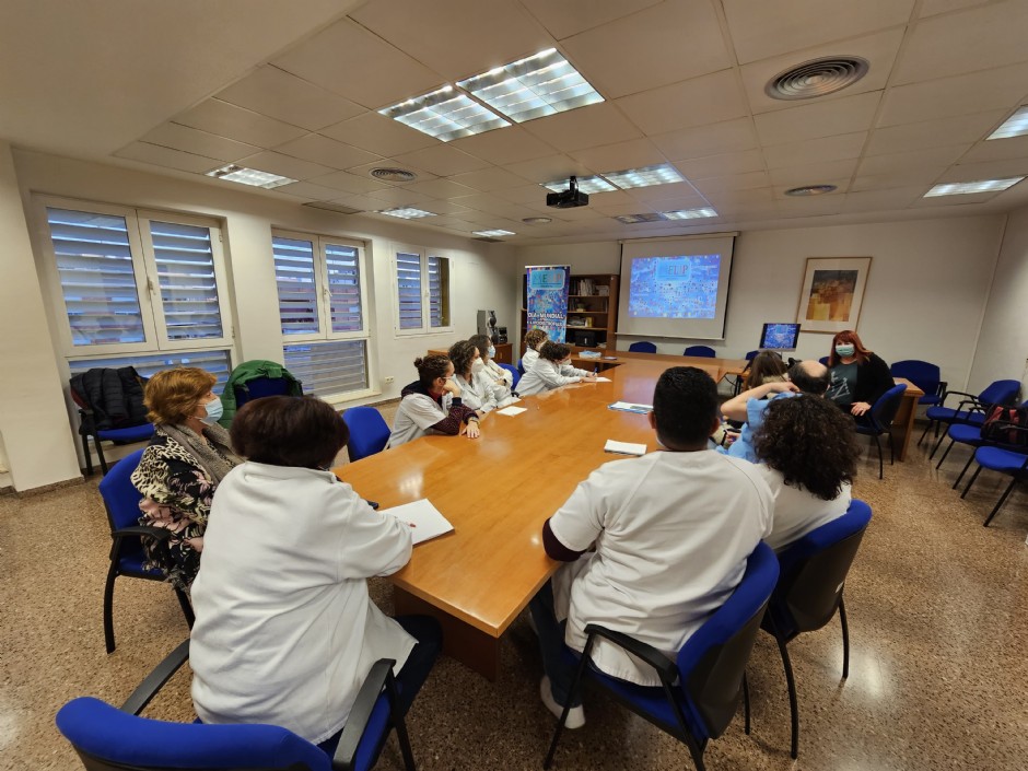AELIP realiza una accion formativa dirigida a profesionales de atencion primaria en el centro de Salud Totana Norte 