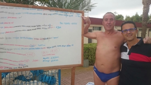 El nadador José Miguel Cano dio visibilidad a AELIP con una jornada de nado continuo