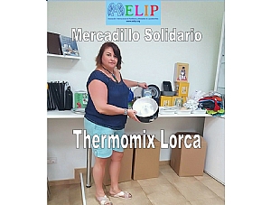 Comienza el mercadillo solidario en la delegación de Thermomix de Lorca, a beneficio de AELIP