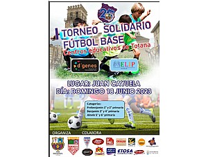 La Peña Barcelonista de Totana celebrará el I Torneo Solidario Fútbol Base Centros educativos de Totana el proximo domingo 18 en el estadio municipal 