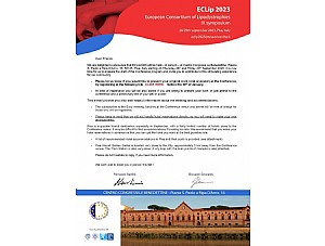 El ECLIP 2023 se celebrará en Pisa (Italia) los próximos 28 y 29 de septiembre 