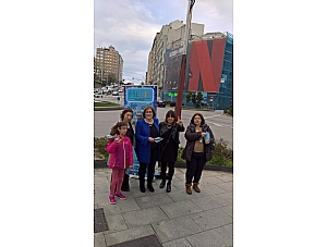 Fuentes de Vigo se iluminan de color azul turquesa para apoyar el Día Mundial de las Lipodistrofias