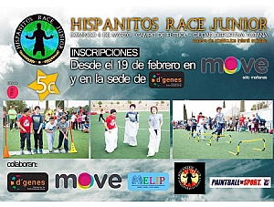 El Club Deportivo Hispanian organiza el 4 de marzo la Hispanitos Race Junior, a beneficio de AELIP y D´Genes