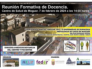 AELIP realizará el próximo 7 de febrero una acción formativa sobre lipodistrofias en el Municipio de Moguer (Huelva)