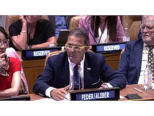 Juan Carrión Interviene en la Reunión de Alto Nivel sobre Cobertura Universal de la Salud ante la ONU en Nueva York