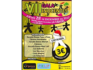 El Centro Sociocultural “La Cárcel” de Totana acoge hoy la VII Gala Inocentes, organizada por D´Genes y AELIP