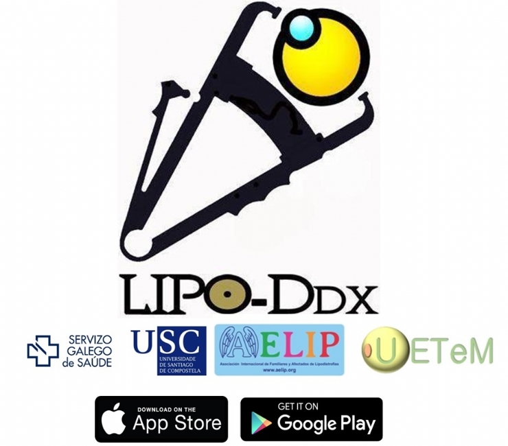 LipoDDx la première application Lipodystrophies gratuite et disponible en Play Store et en Apple Store.