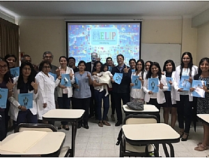 Jornada frutífera da AELIP em Lima (Peru), onde foram realizados encontros com profissionais de saúde, responsáveis da Universidade, afetados por lipodistrofias e familiares