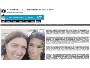 A delegada do AELIP em Portugal, Maria Fernanda de Amorim, mãe de uma menina com lipodistrofia, conta, em uma entrevista com uma revista semanal digital portuguesa, o que é viver com esta doença