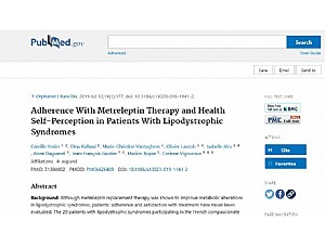 Um estudo recente publicado OJRD conclui que o tratamento com leptina conduz a uma melhor percepção pessoal da aparência física e das relações sociais