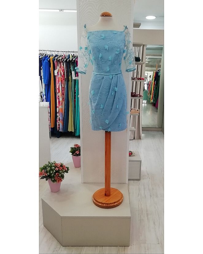 Producto: VESTIDO AZUL CIELO BYANA