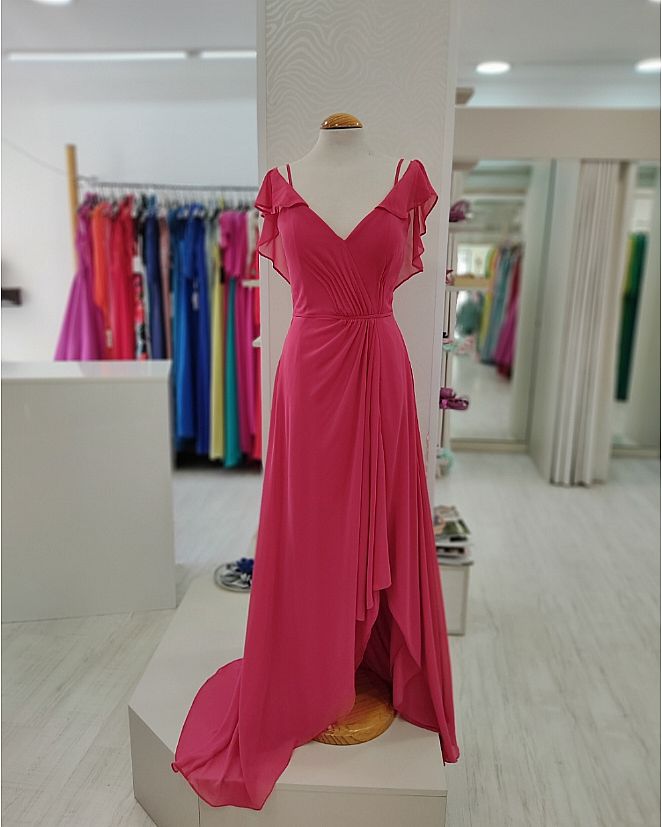 Producto: VESTIDO FUCSIA ML