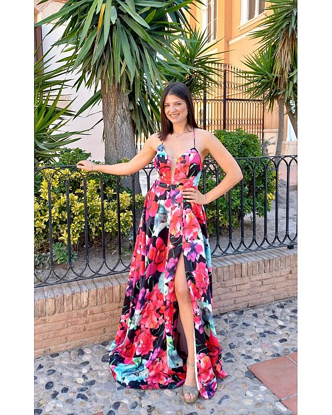 VESTIDO  TIRAS CRUZADAS EN ESPALDA  - Foto 2