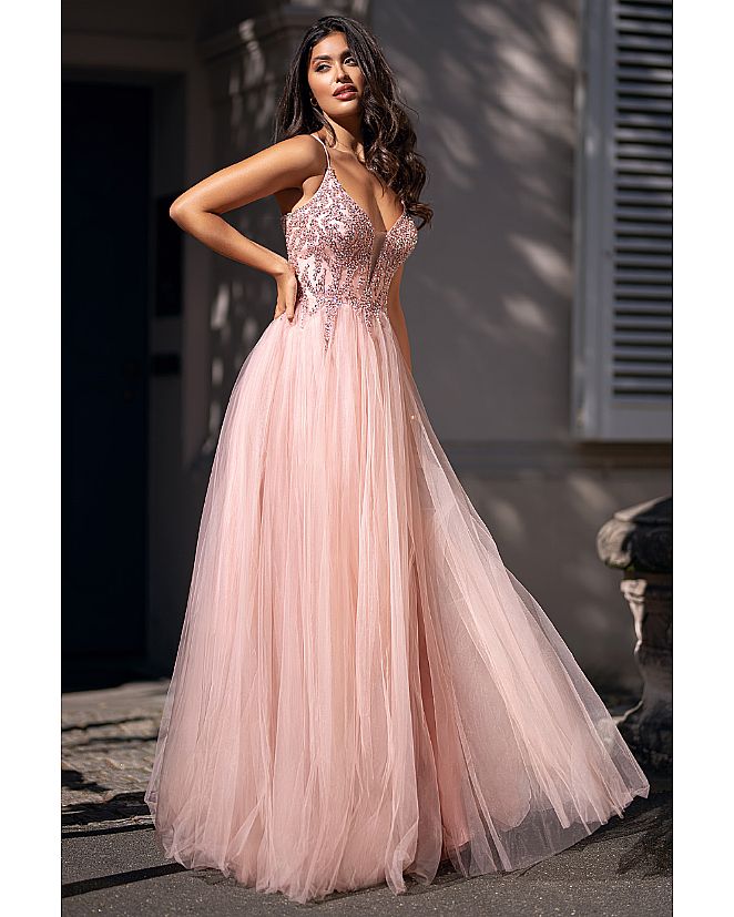 Producto: Vestido princesa CK rosa nude