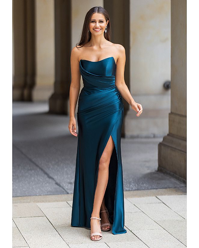 Producto: VESTIDO DE FIESTA CK PETROLEO