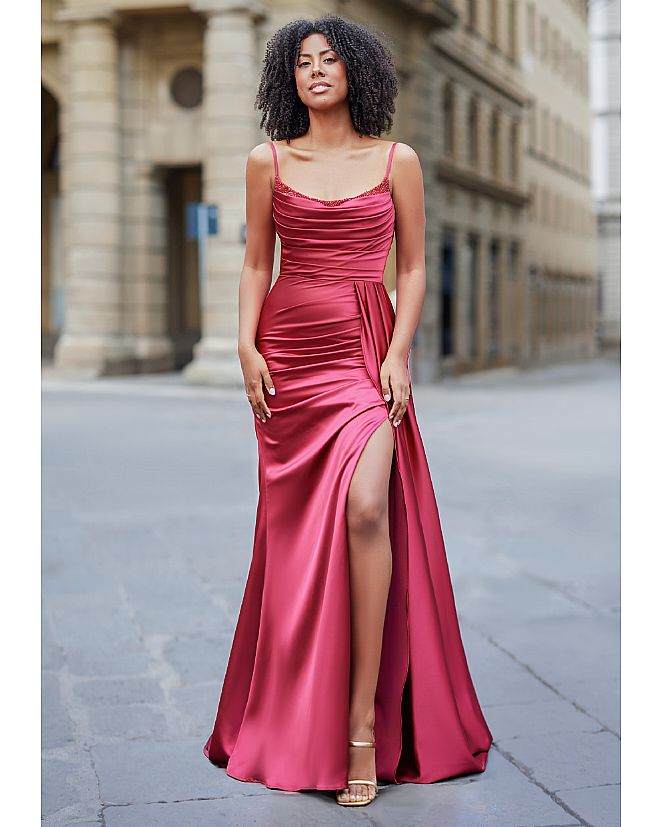 VESTIDO DE FIESTA PLISADO CK - Foto 4