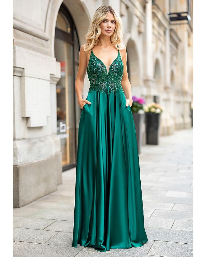 Producto: VESTIDOS LARGO CEREMONIA VERDE
