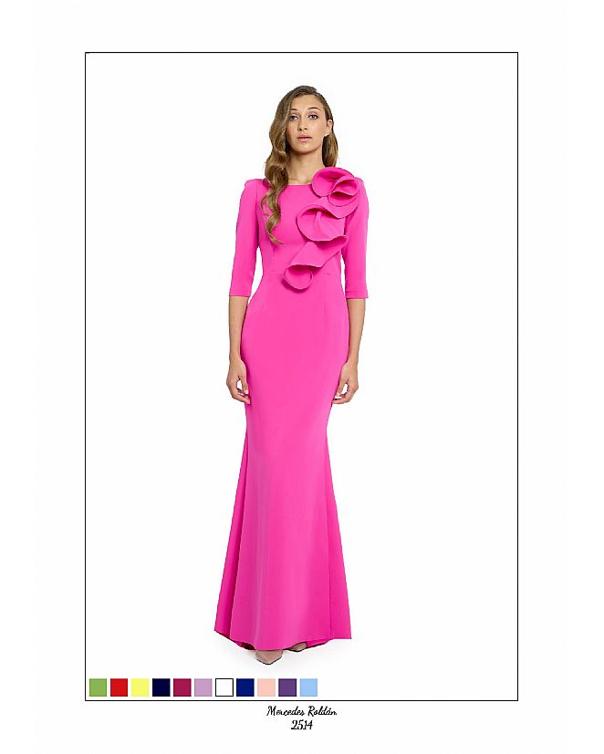 Producto: VESTIDO VOLANTE MERCEDES ROLDÁN