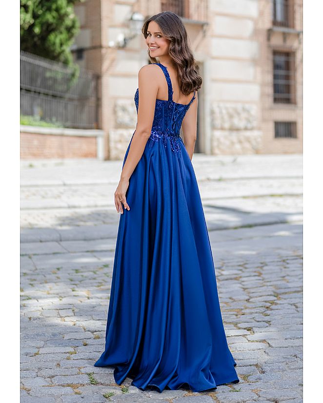 Vestido de pedrería azul eléctrico - Foto 2 Vestido de pedrería azul eléctrico - Foto 2