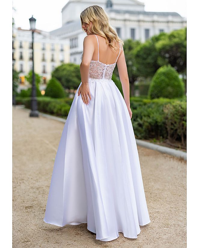 Vestido de pedrería blanco - Foto 2