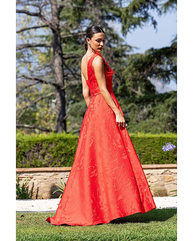 Vestido rojo coral - Foto 1