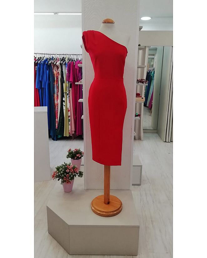 Producto: VESTIDO MARTA EN BRAZIL EN ROJO 