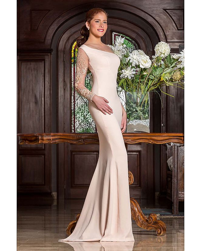 Producto: Vestido Novia Asimétrico corte sirena 