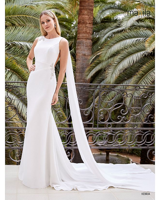 Producto: VESTIDO CON TRANSPARENCIAS Y PEDRERIA