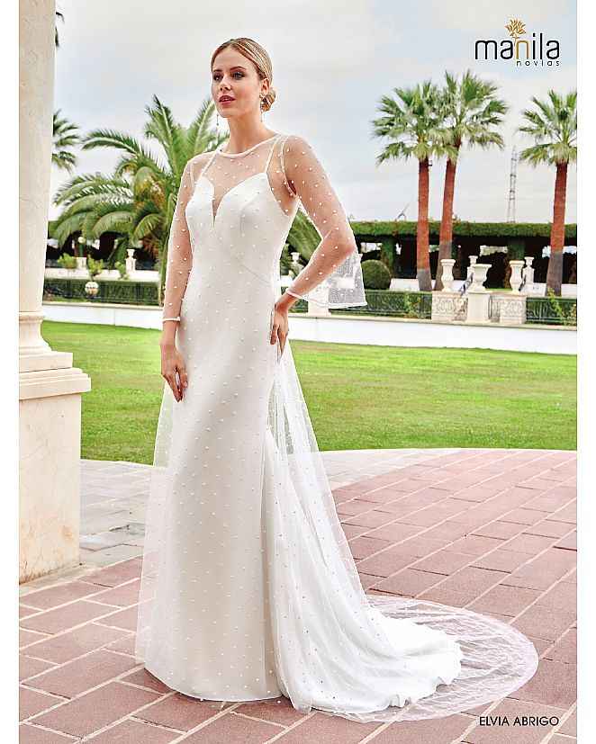 Producto: VESTIDO CON CHAQUETILLA TRANSPARENTE