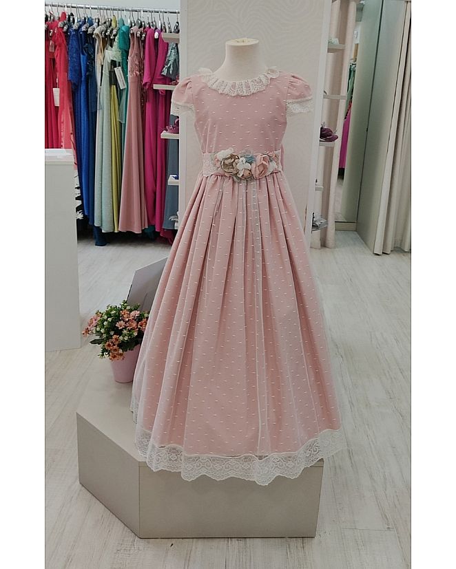 Producto: VESTIDO DE COMUNIÓN EN ROSA