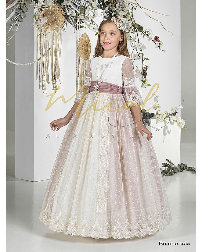 Producto: VESTIDO DE COMUNIÓN MICOL ENAMORADA