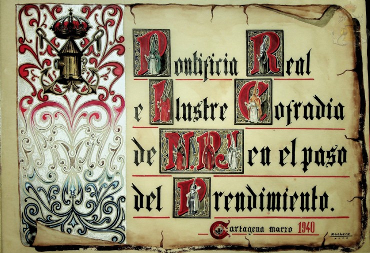 Libro de Honor de la Cofradía California, 1940.