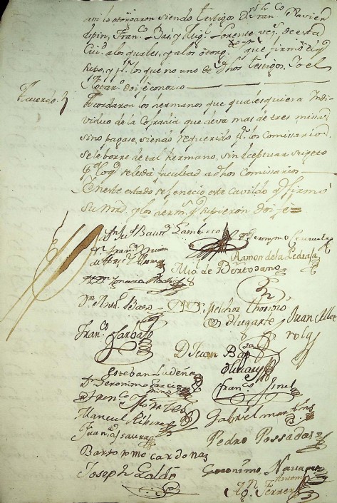 Segundo Libro de Cabildos y Cuentas de la Cofradía California. 1761-1786 Segundo Libro de Cabildos y Cuentas de la Cofradía California. 1761-1786