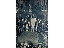 Divulgación Patrimonio Documental de la Cofradía. Fotografías de Juan Sáez de la procesión de Miércoles Santo. Publicadas en Cartagena y sus procesiones de Semana Santa. 1944 - Foto 2