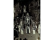 Divulgación Patrimonio Documental de la Cofradía. Fotografías de Juan Sáez de la procesión de Miércoles Santo. Publicadas en Cartagena y sus procesiones de Semana Santa. 1944 - Foto 9