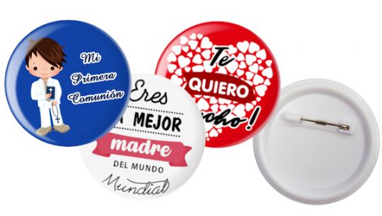 Chapas alfiler 58MM