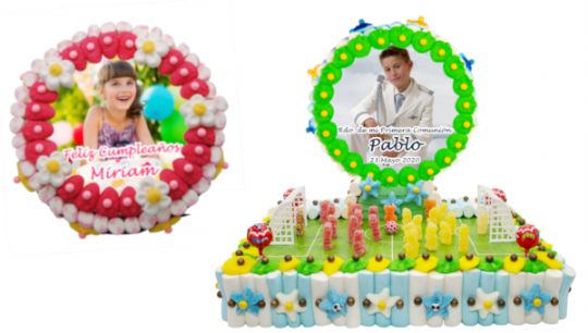 Tartas con obleas personalizadas Tartas con obleas personalizadas