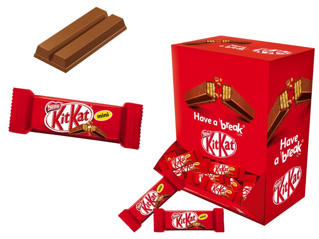 Mini kit kat chocolate 16,7 gr. (36 unds.)