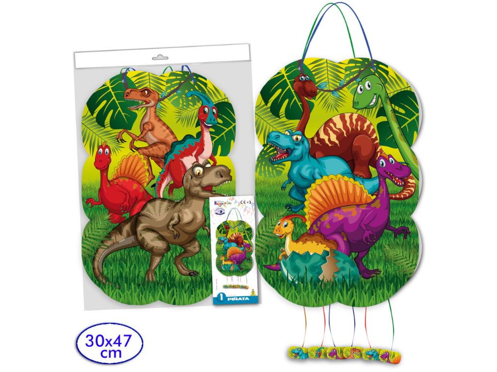 Piñata Dinosaurios Jurassic 30 x 47 cm. Piñata Dinosaurios Jurassic 30 x 47 cm.