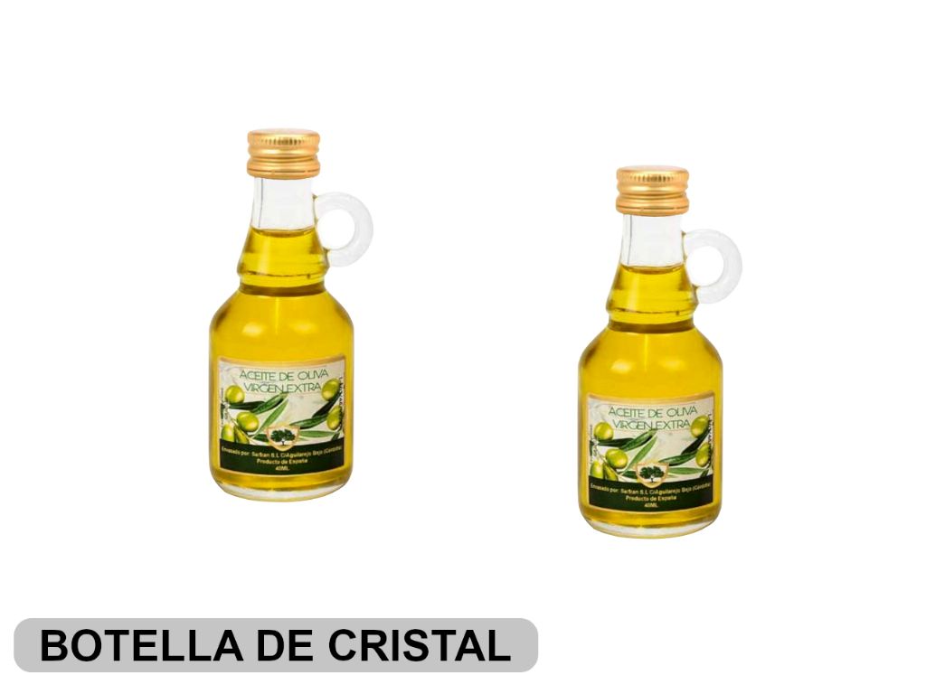 Aceite de oliva virgen exrta galón (4 cl. - 9,5 cm.)