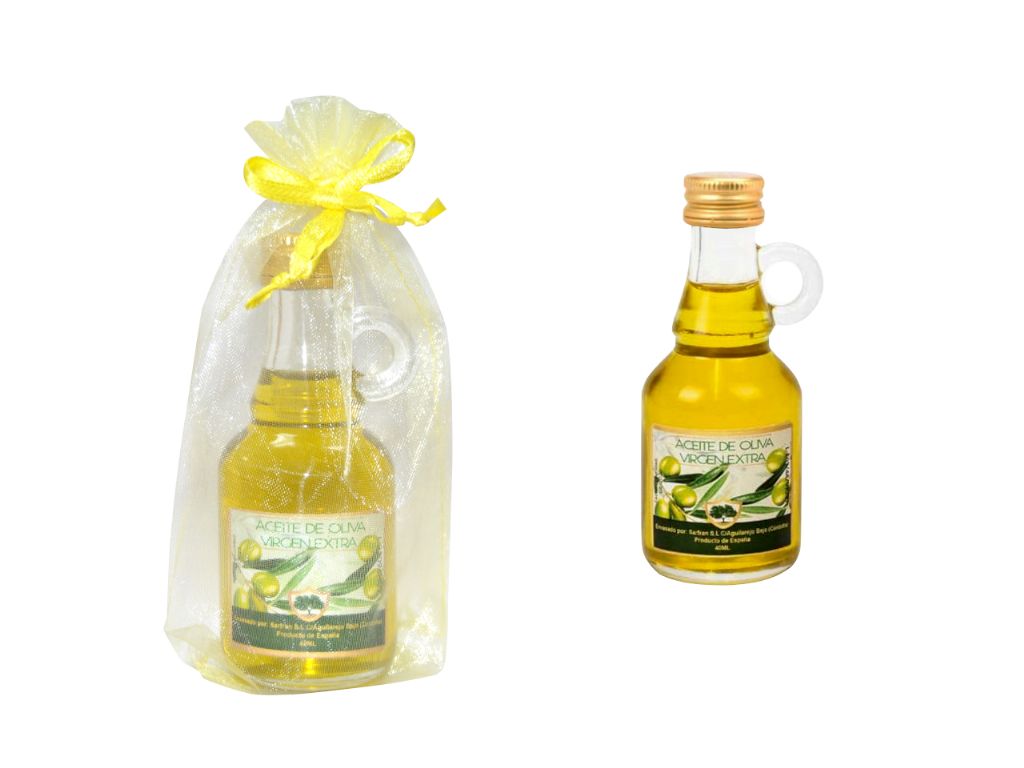 Aceite de oliva virgen exrta galón (4 cl.) + bolsa de tul (8532)*
