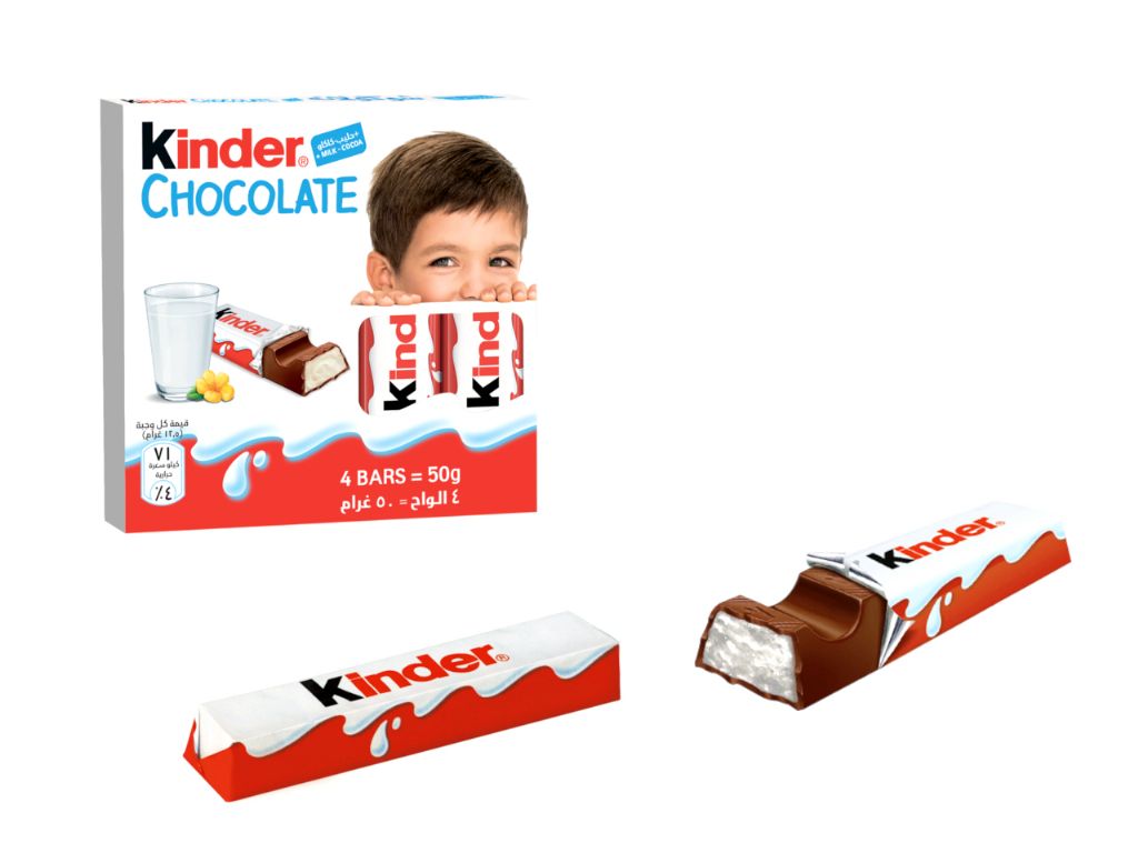 Kinder chocolate 12,5 gr. (4 unds.)