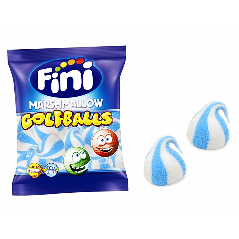 Bola de golf azul duende Fini (sabor frambuesa)(1 kg.)